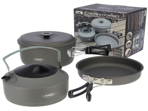 NGT Aluminium Outdoor Cook Set 3-Piece